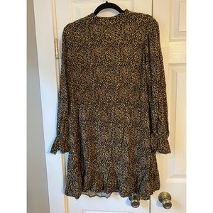 Popsugar Animal Print Ruffle Dress
